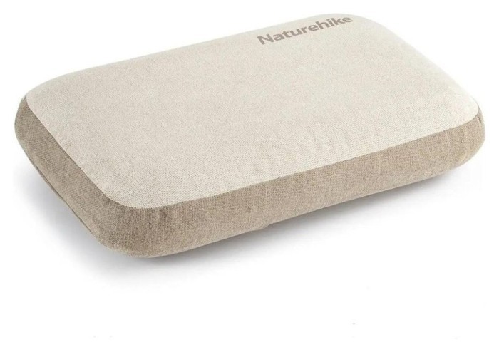 Подушка з пам'яттю прямокутна Naturehike NH22ZT002, бежева, укр, укр