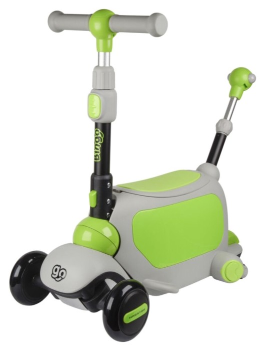 самокат толкарь Maraton 2in1 Bingo Super 3 Green, Салатовый