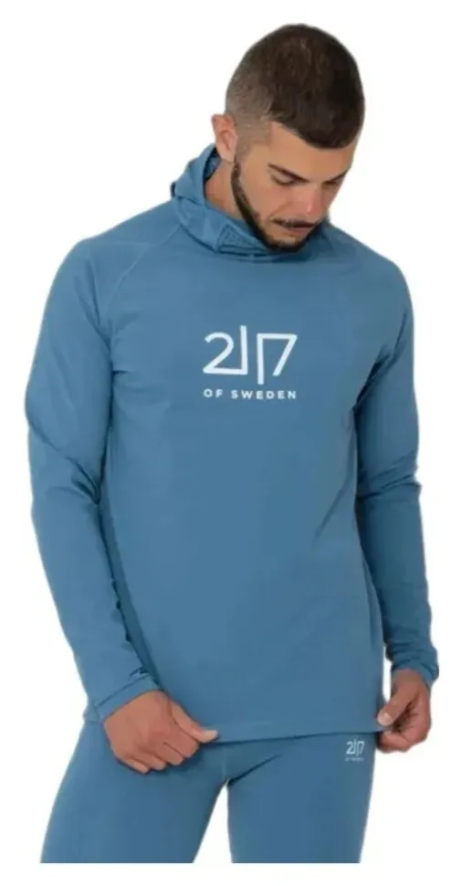Футболка 2117 of Sweden Undal Hoodie H Mns (M Dusty blue)