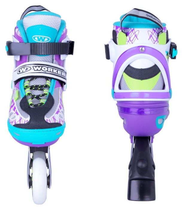 Регульовані ролики WORKER Fizzo ABEC-7 - розмір L (39-42)