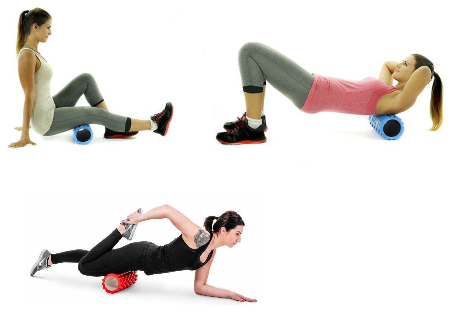 Валик массажный 33см (33см) Bavar Sport