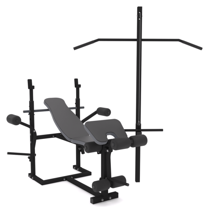 Лава Для Жима універсальна 0020 з Тягою та партою Скотта, укр, укр