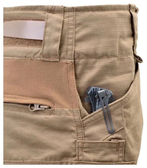 Тактические брюки (штаны) с наколенниками Gladio Defcon 5 (полиэстер Rip-Stop) Мультикам