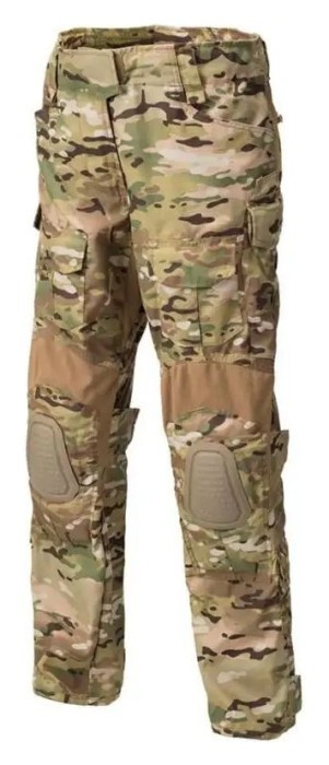 Тактичні штани (штани) з наколінниками Gladio Defcon 5 (поліестер Rip-Stop) Мультикам, укр, укр