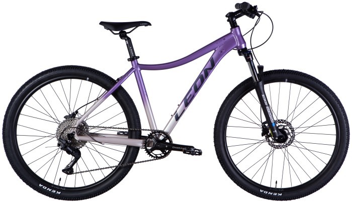 Велосипед AL 27,5" Leon XC LADY 75 HDD рама-18" сиреневый с серебристым 2025