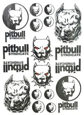 Наклейка лист А3 Pitbull