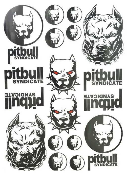 Наклейка лист А3 Pitbull
