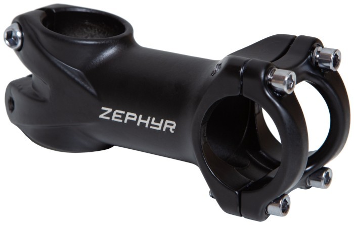 Виніс керма алюміній безрізьбовий 1-1/8 d. handlebar31,8mm length:80mm чорний (матовий) JIASHIHE JSH-306 logo Zephyr, укр, укр