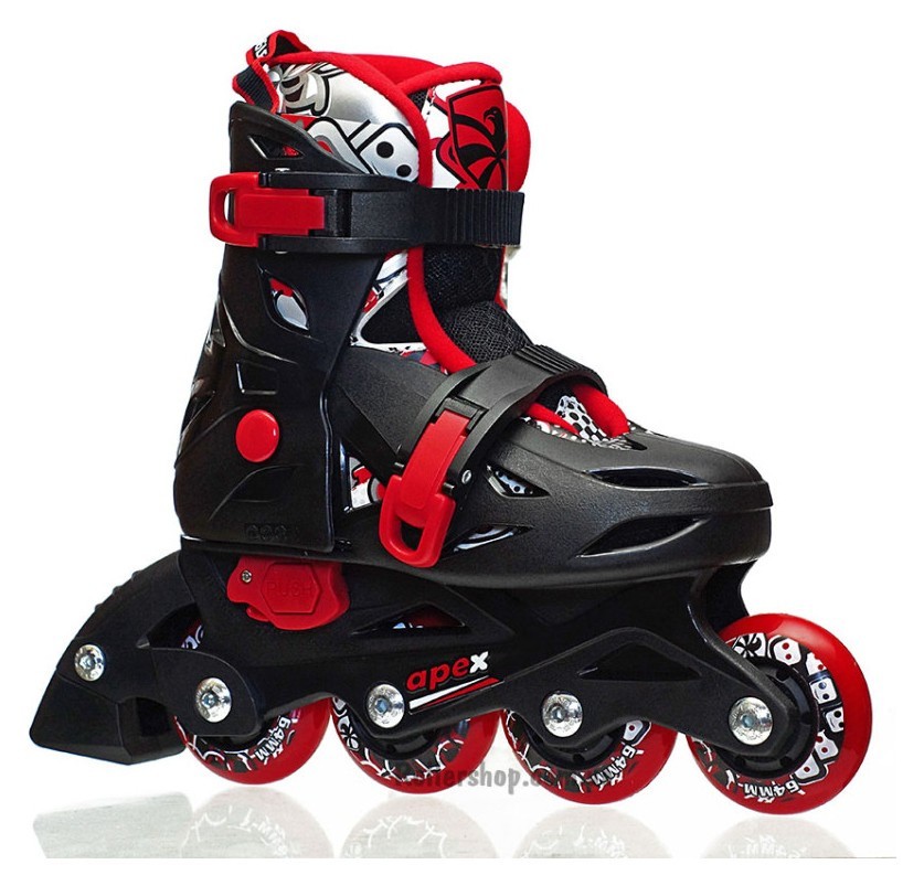 Детские раздвижные ролики Flying Eagle SQ APEX черные