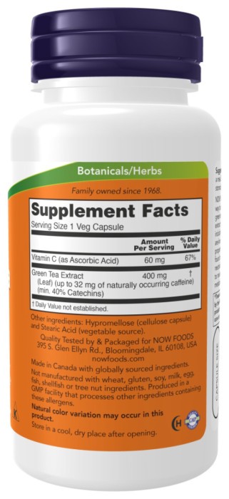 Green Tea Extract 400mg - 100 vcaps