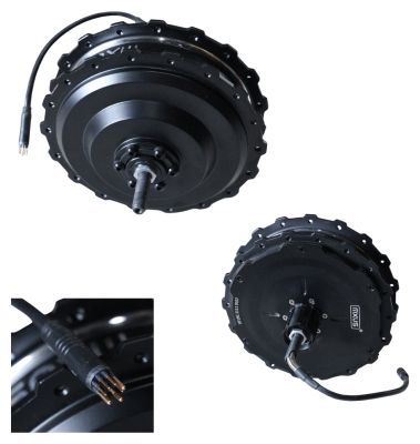 Редукторный мотор 48B 750Вт задний 36H под кассету 150мм 13G MXUS XF-19C