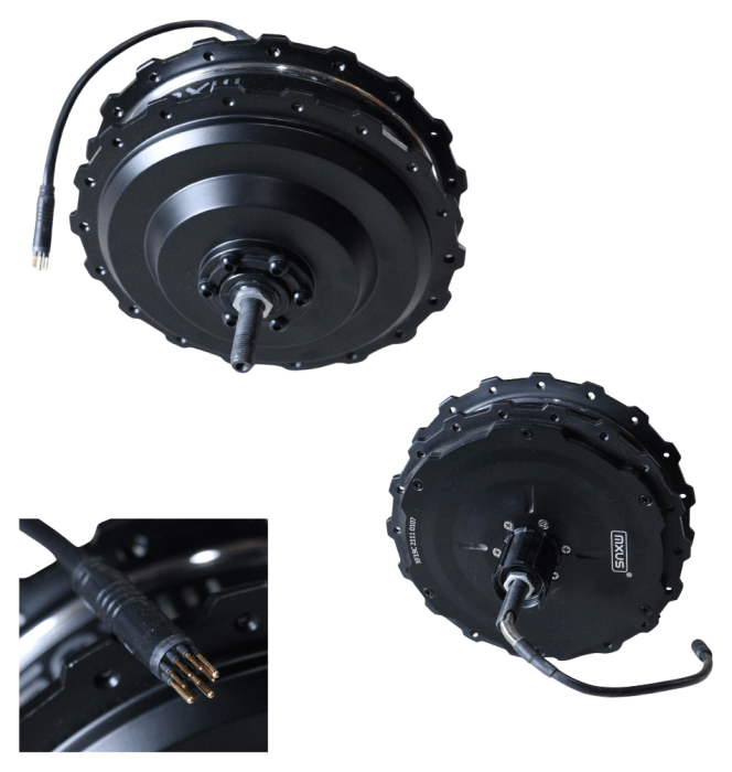 Редукторный мотор 48B 750Вт задний 36H под кассету 150мм 13G MXUS XF-19C