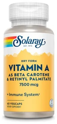 Vitamin A Dry Form 7600mcg - 60 caps