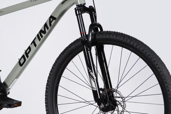 Велосипед AL 29" Optima . DD FR рама-19" сірий з зеленим 2026 (в мішку)