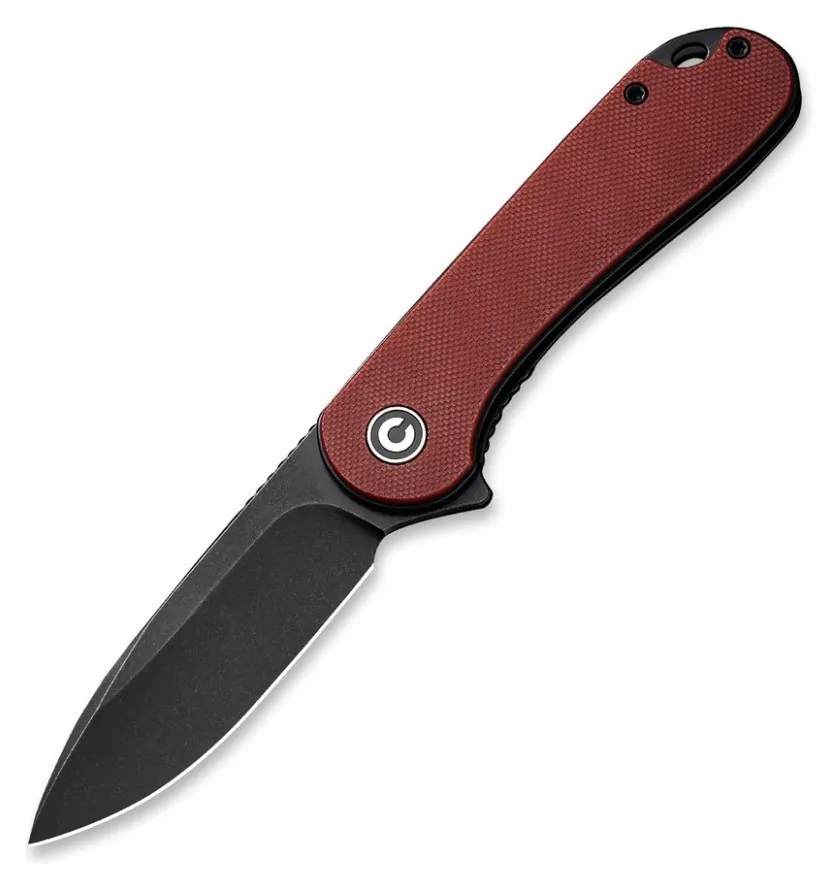 Ніж складаний кишеньковий Civivi Elementum, (7.5 см) D2 / G10 бордо (FNR_C907A-1)
