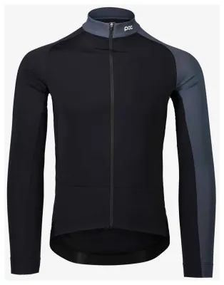 Джерси мужское POC Essential Road Mid LS Jersey, Uranium Black/Sylvanite Grey, S