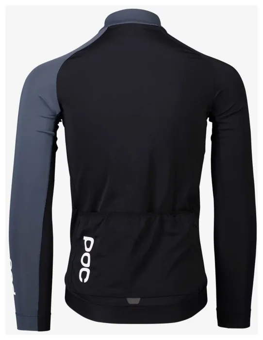 Джерси мужское POC Essential Road Mid LS Jersey, Uranium Black/Sylvanite Grey, S