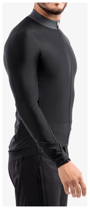 Джерси мужское POC Essential Road Mid LS Jersey, Uranium Black/Sylvanite Grey, S