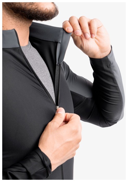 Джерси мужское POC Essential Road Mid LS Jersey, Uranium Black/Sylvanite Grey, S