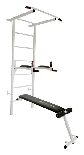 Шведська стінка Fitlogic FL01 / Біла / сталь