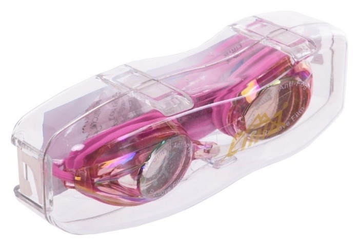 Окуляри для плавання K2SUMMIT 6099 (полікарбонат, TPR, силікон), рожевий, укр, укр