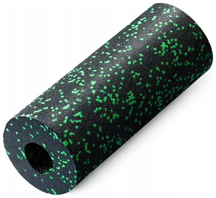 Массажный ролик 4FIZJO EPP PRO+ 33 x 14 см (валик, роллер) гладкий Black/Green (P-5907222931424)