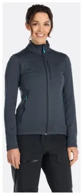 Жіноча флісова кофта Rab Graviton Jacket Wmns, Beluga, 8