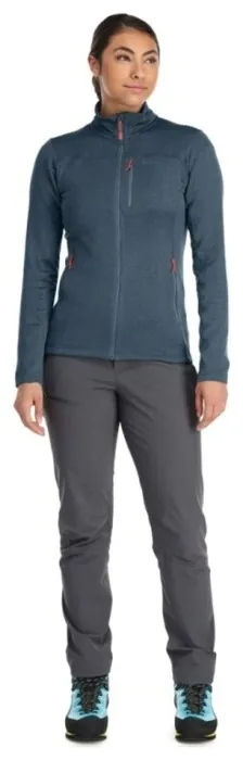 Жіноча флісова кофта Rab Graviton Jacket Wmns, Beluga, 8