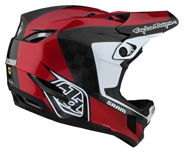 Вело Шлем фуллфейс TLD D4 Carbon, [CORSA SRAM RED] M