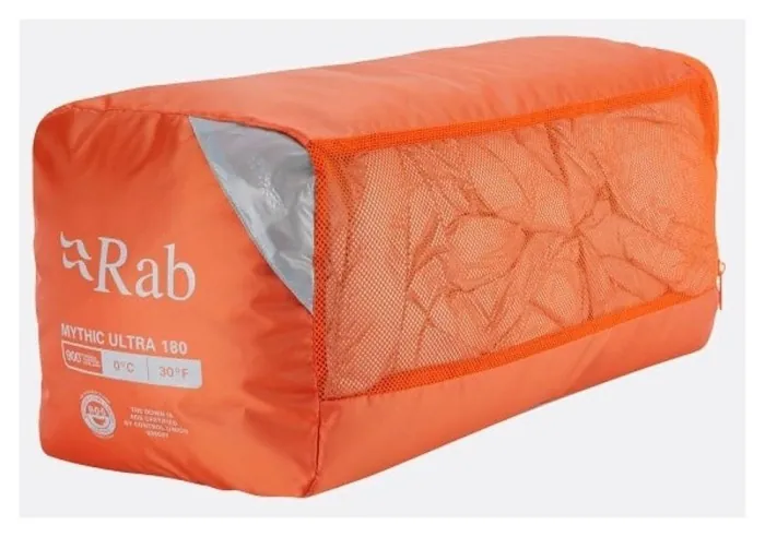 Спальний мішок Rab Mythic Ultra 360 Regular, (-8°C), 185 см - Left Zip, Cloud/Graphene