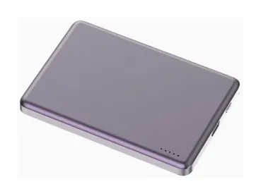 Power Bank Aspor A381 Magnetic Wireless 5000mAh (Type-C/20W)- фиолетовый (900155)