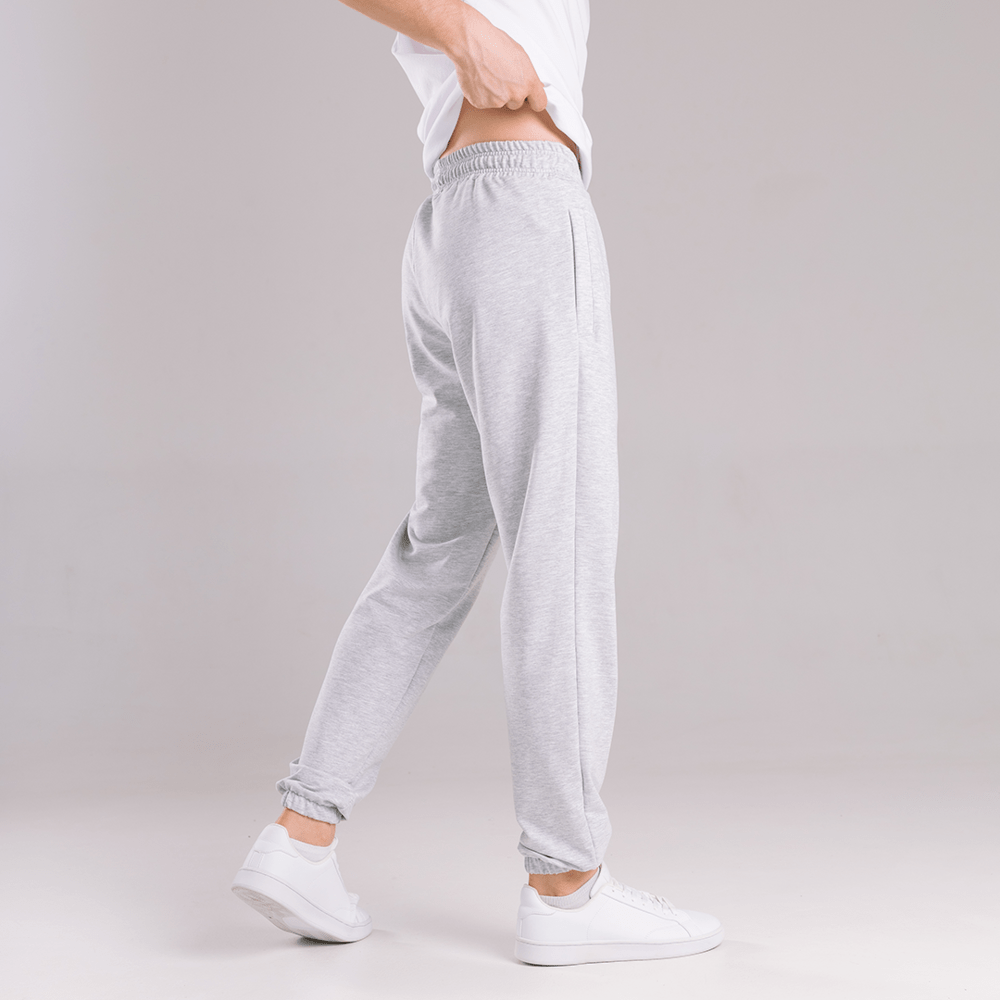 Чоловічі штани джогери з кишенями сірі меланжеві Pobedov 95, укр, укр