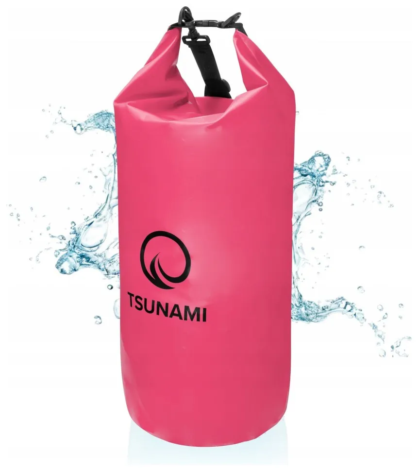 Гермомішок TSUNAMI Dry Pack 30 л водозахисний Pink (P-5907739314093) (LFP-5907739314093)
