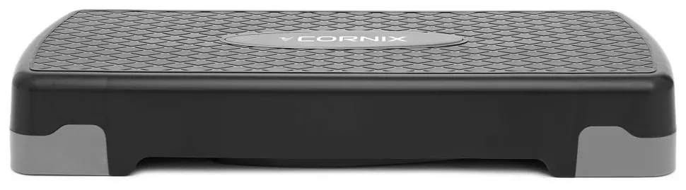 Степ-платформа 2-ступінчаста Cornix 68 х 28 х 10-15 см XR-0189 Black/Grey (LFXR-0189)