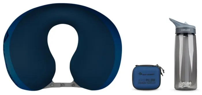 Подушка надувная Sea to Summit Aeros Premium Pillow Traveller, 11х39х29см, Navy