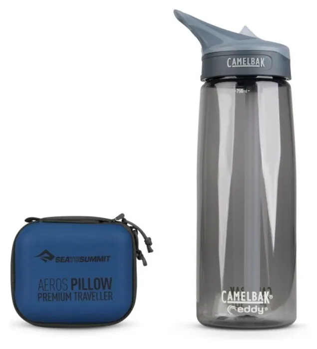 Подушка надувная Sea to Summit Aeros Premium Pillow Traveller, 11х39х29см, Navy