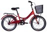 Велосипед ST 20" Formula SMART Vbr рама- с багажником задн St с корзиной Pl с крылом St 2024 (червоний (м)), укр