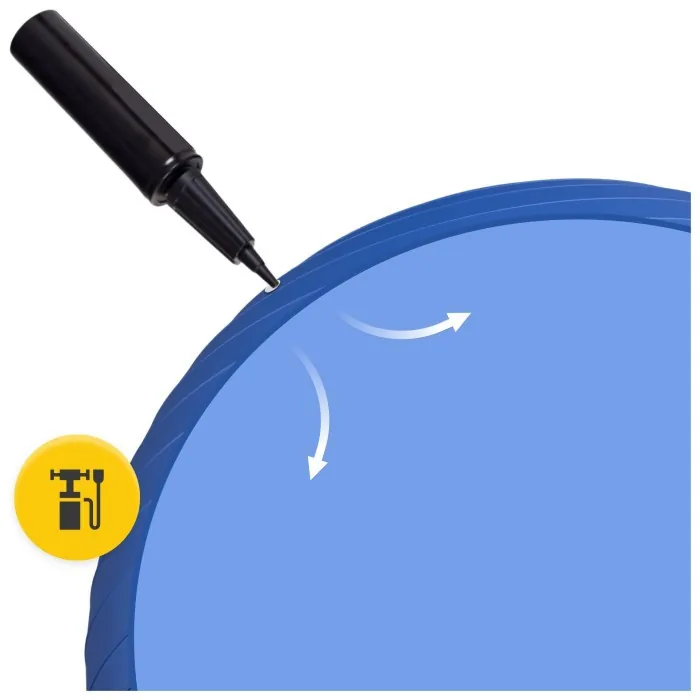 Мяч для фитнеса (фитбол) 4FIZJO 85 см Anti-Burst Blue (P-5907739316400)