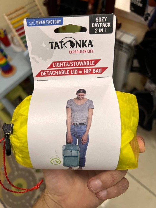 Рюкзак складной Tatonka Squeezy Daypack 2in1, Lighter Green