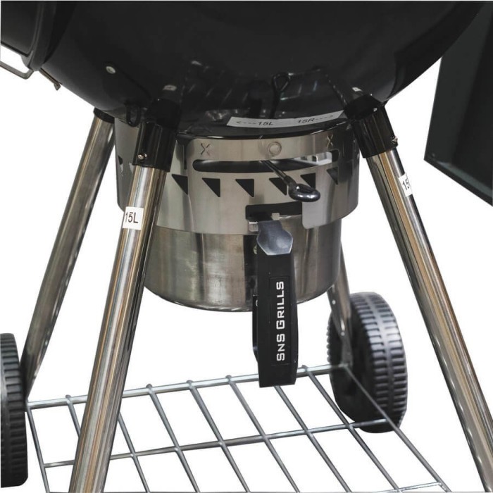 Угольный гриль Slow and Sear Original Kettle Grill 57 см + корзина Deluxe SNS-KET-1