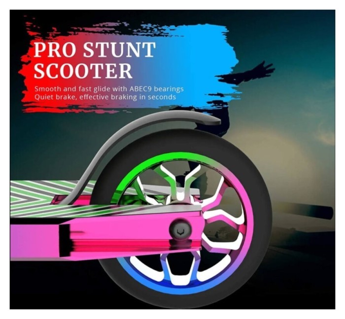 Трюковый самокат Maraton Go TRAX ST PRO 300 Rainbow Maraton Go TRAX ST PRO 300 Rainbow