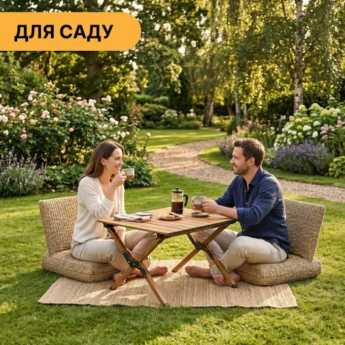 Раскладной туристический стол LEOBRO Camp Wood M (LB-1065)