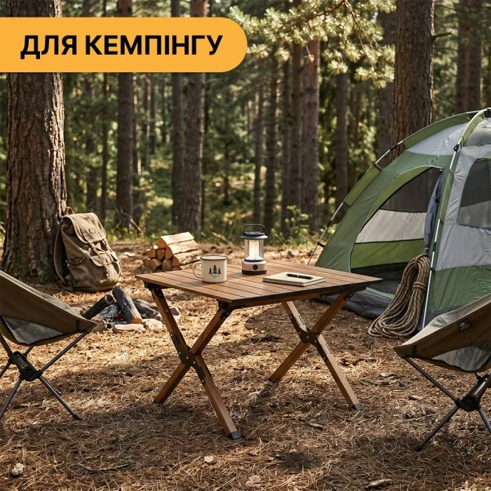 Раскладной туристический стол LEOBRO Camp Wood M (LB-1065)