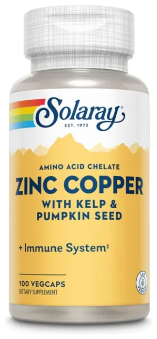 Zinc Copper - 100 vcaps (поврежденная банка)