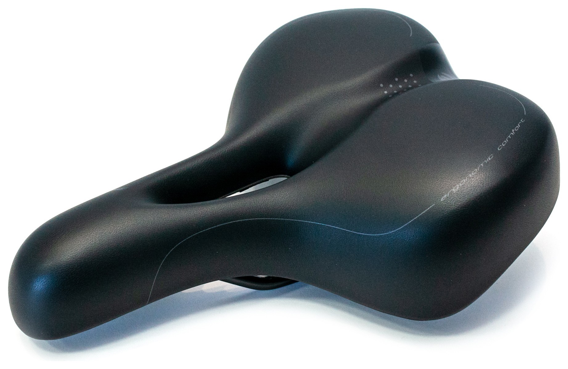 Сідло комфортне з отвором DDK 8121 268*196 чорне (чорний)