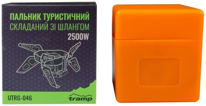 Пальник Tramp зі шлангом, п'єзопідпалом та вітрозахистом UTRG-046, укр, укр