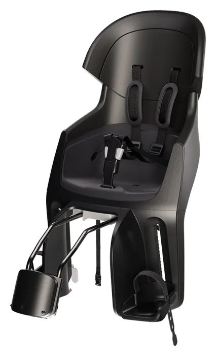 Детское велокресло Bobike Exclusive Evolve maxi - rear bicycle seat for frame Urban Black