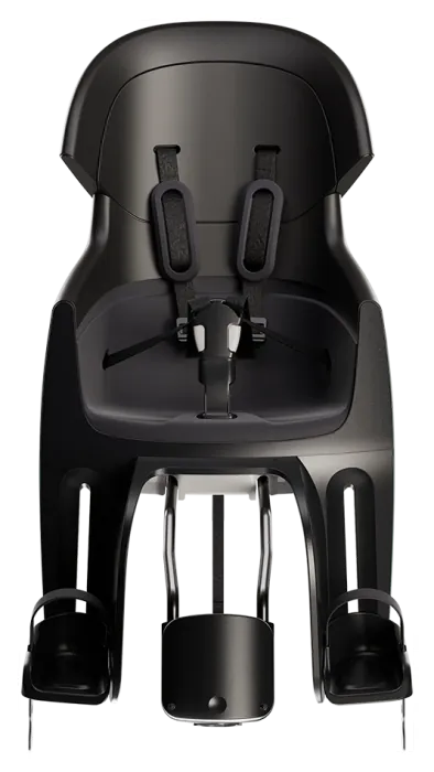 Детское велокресло Bobike Exclusive Evolve maxi - rear bicycle seat for frame Urban Black