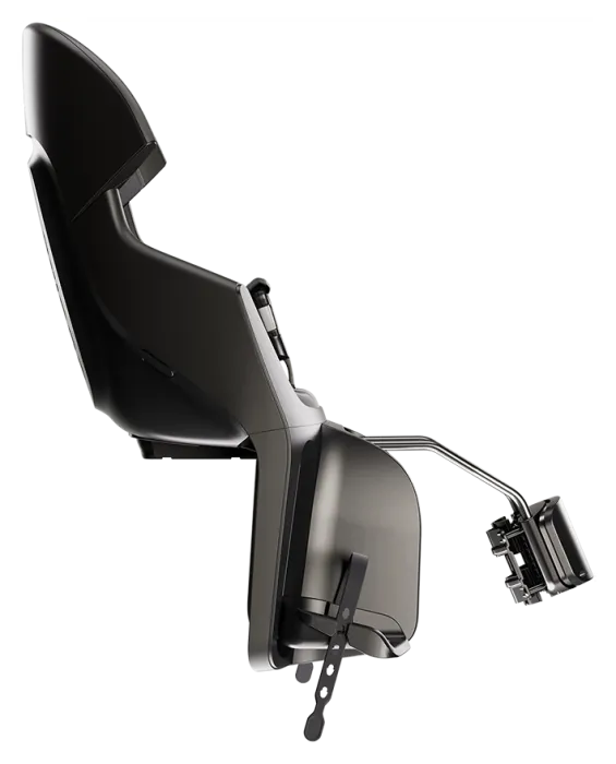 Детское велокресло Bobike Exclusive Evolve maxi - rear bicycle seat for frame Urban Black