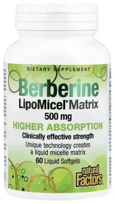 Berberine LipoMicel Matrix - 60 softgels